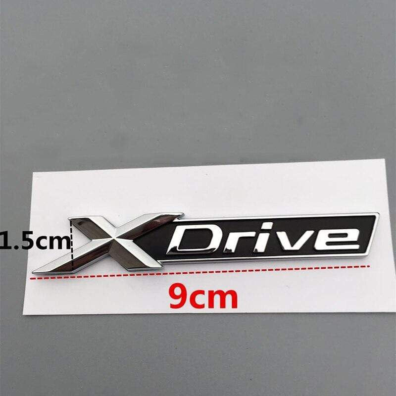 For BMW XDrive 18i 20i 25i 28i 30i 35i 40i 48i 50i Fender Emblem Badge X1 X3 X4 X5 X6 X7 Car Styling Sticker - larahd