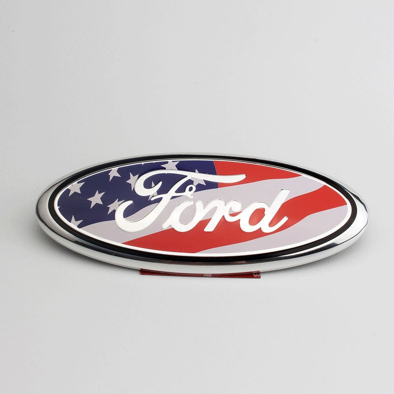 DIY Front Grille/Rear Trunk Oval Emblem 7/9 inch Fit For F150 F250 F350 Explorer - larahd