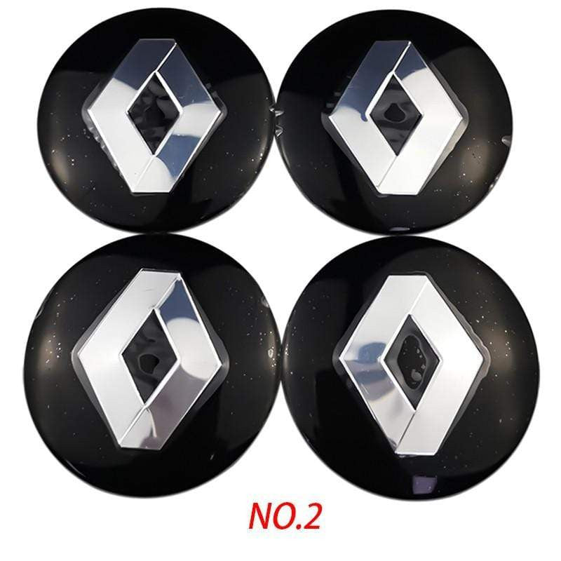 4PCS 56mm Renault Logo Car Wheel Center Hub Cap Sticker Auto Tire Emblem Badge Decal-Realmancar