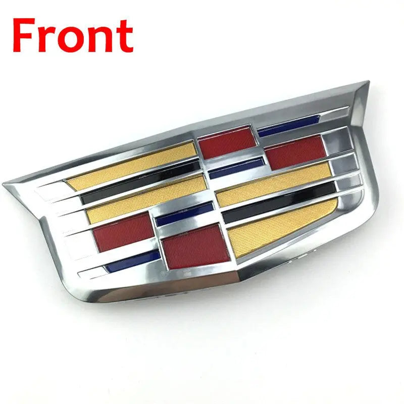 Cadillac Front Grille Emblem Tailgate Trunk Badge Sticker for XTS XT5 XT6 ATSL SRX BLS CT4 CT5 CT6 - larahd