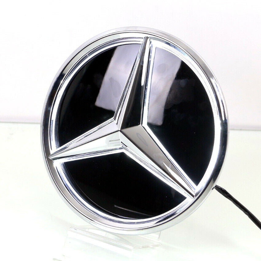 Mirror Car Led Star Logo Grille Badge Light For Mercedes Benz C Class 2019-2020