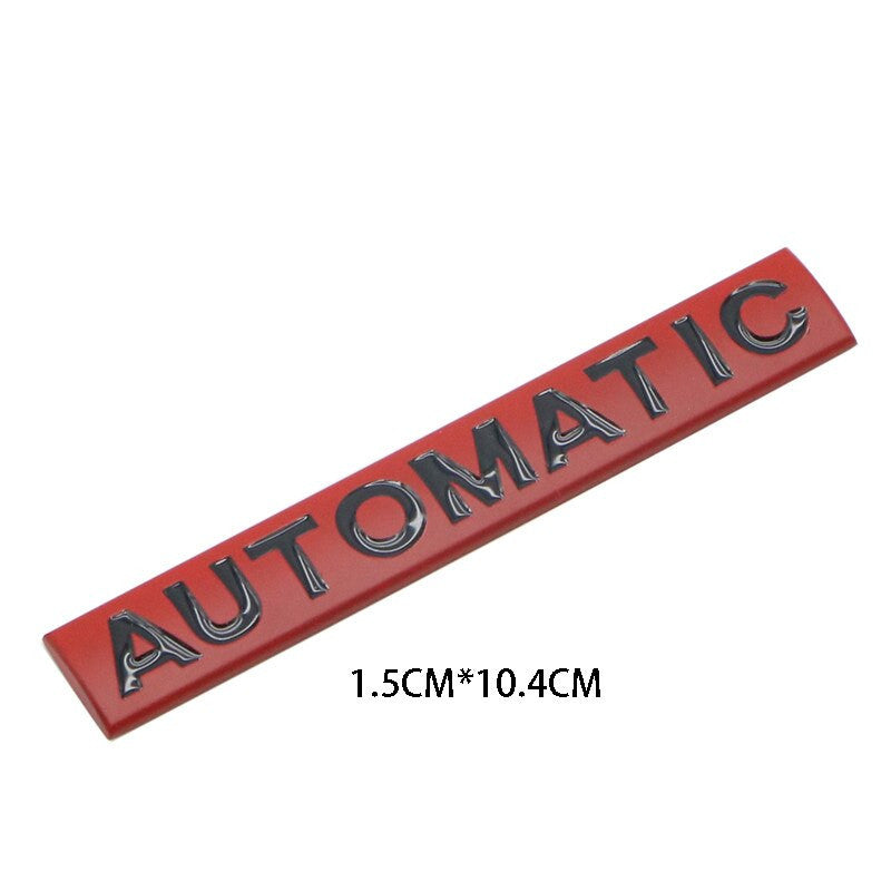 3D Metal Automatic Car Trunk Rear Tailgate Emblem Badge Decals Sticker