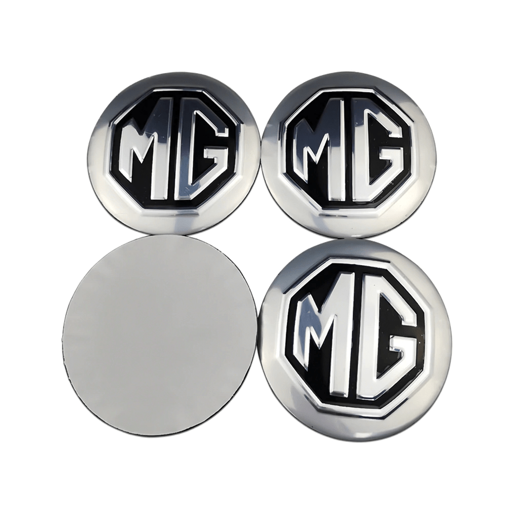 4pcs Car Emblem Wheel Center Rim Hub Caps Decal For MG Logo For MG TF ZR ZS 56mm-Realmancar