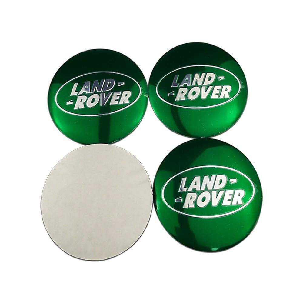 4PCS 56mm Land Rover Range RoverCar Wheel Center Hub Cap Sticker Auto Tire Emblem Badge Decal