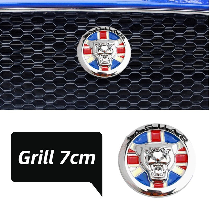 Jaguar Front Grill Badge Trunk Sticker for X Type S-Type XF X260 X350 XJS F-type XE