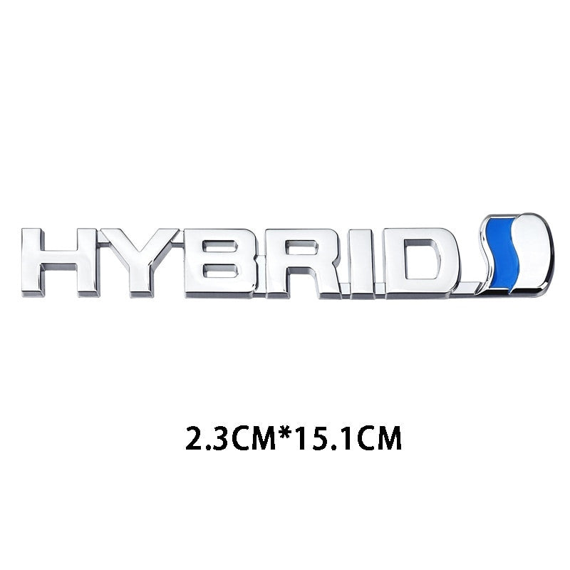 Hybrid Synergy Drive Stickers Metal Emblem Badge Decal For Toyota