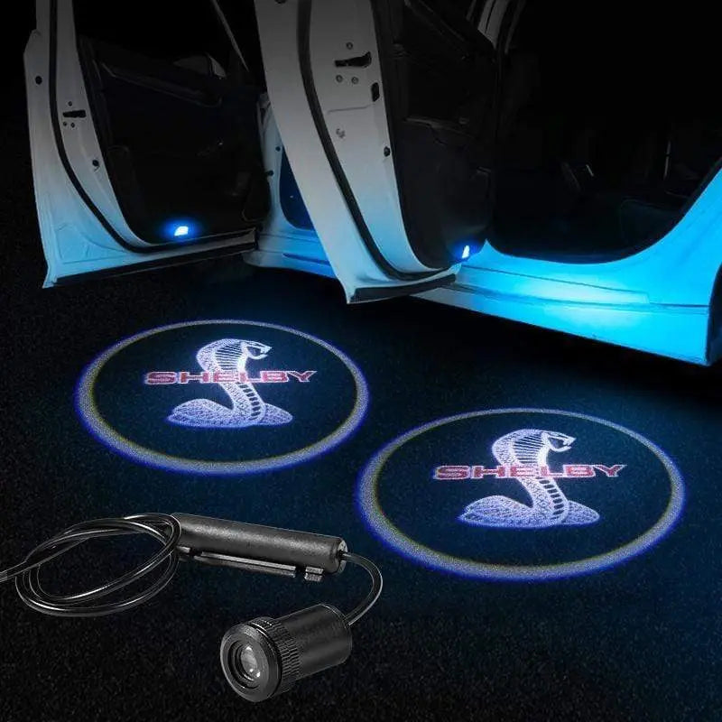 2pcs Door Logo Light LED Laser Projector Step Courtesy Welcome Ghost FOR FORD