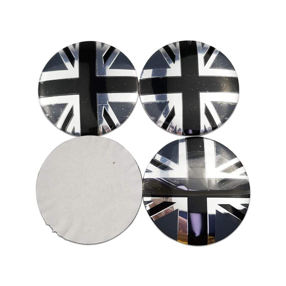 4PCS 56mm Germany America Italy National Flag Car Wheel Center Hub Cap Sticker Auto Tire Emblem Badge Decal