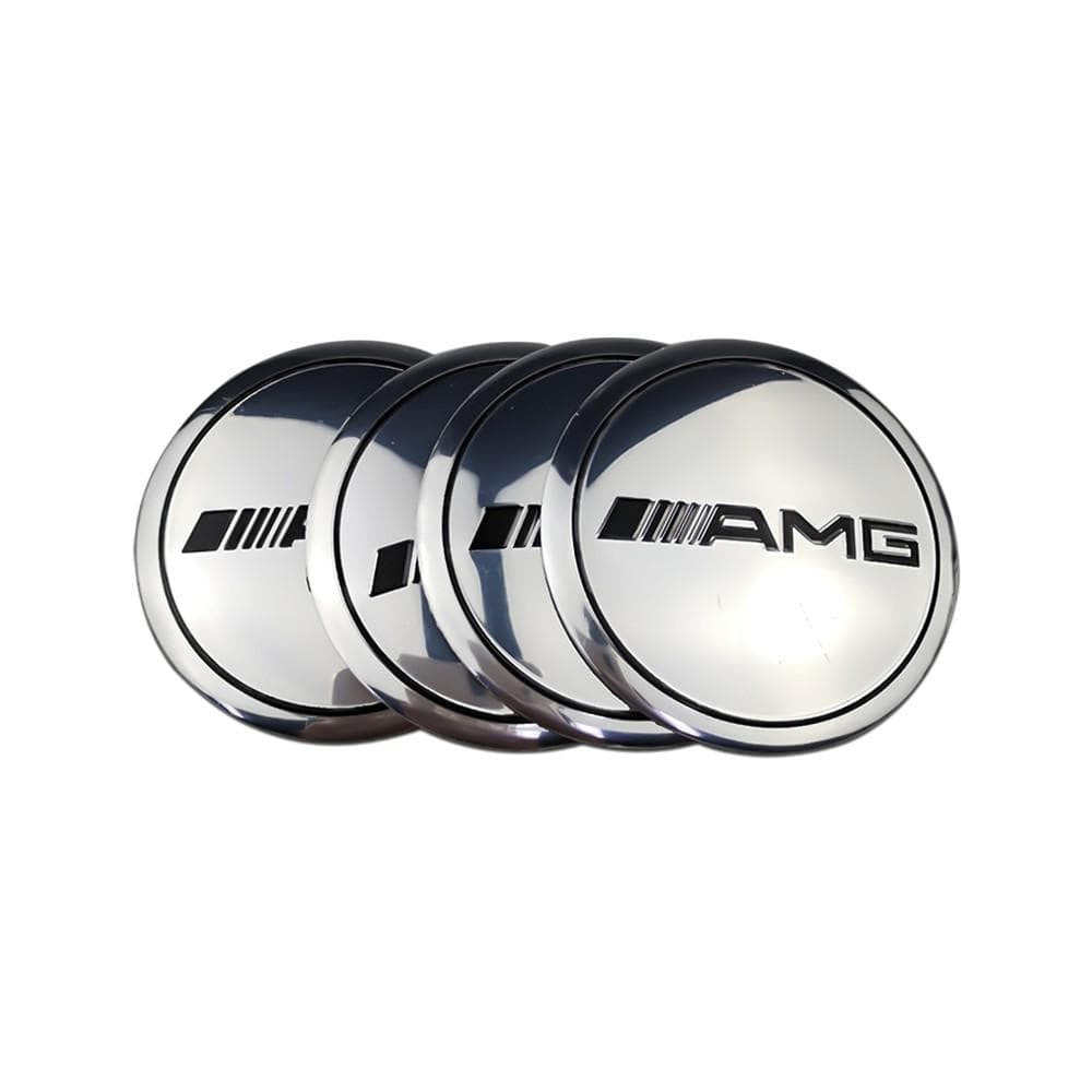 56mm 4PCS Mercedes Benz AMG Apple Tree Brabus Lorinser Car Wheel Center Hub Cap Sticker Emblem Badge Decal - larahd