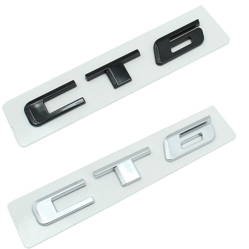 Back Trunk ABS Sticker For Cadillac CT4 CT5 CT6 ATS XT4 XT5 XT6 Badge Emblem - larahd