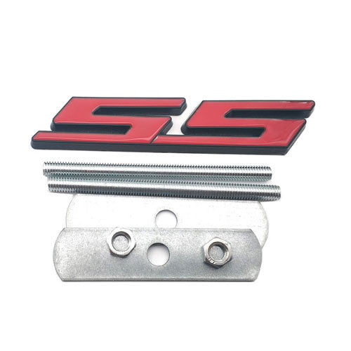 1x 3D Chrome SS Emblem Front Grill Badge For Chevrolet Camaro