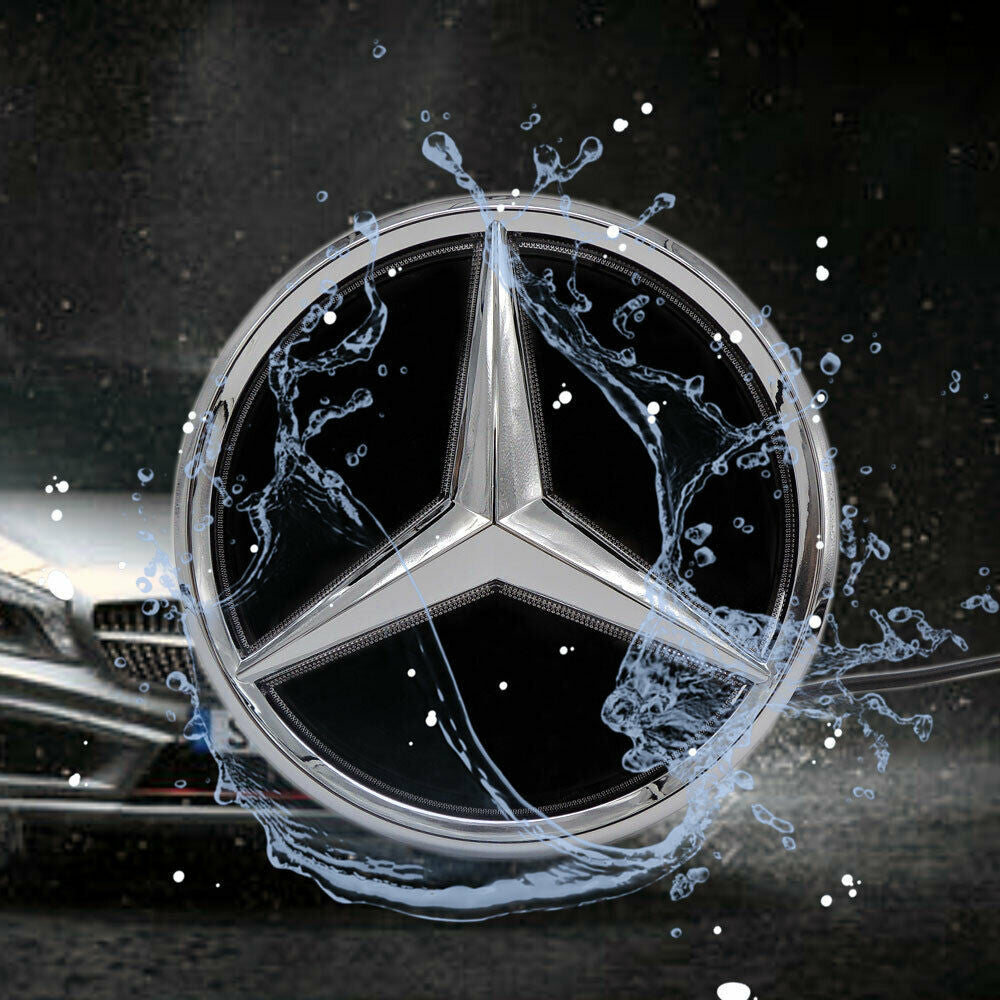 Mirror Led Star Front Logo Emblem Grille Light For Mercedes Benz Twist Type