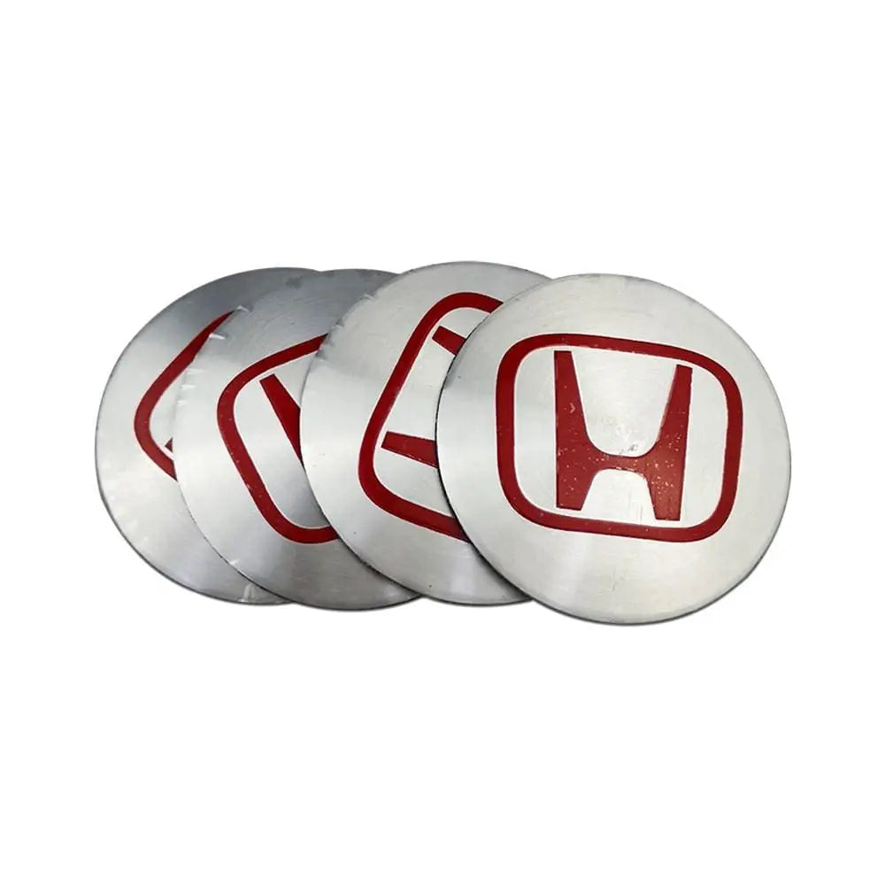 4pcs 56mm Honda Mugen Power Odyssey City Insight Accord Civic CRV Car Wheel Center Hub Cap Sticker  Emblem Badge Decal