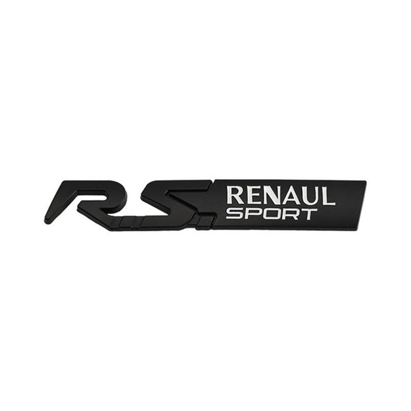 Metal GT Renaul Sport Badge rear Emblem tail sticker For Peugeot Kia - larahd