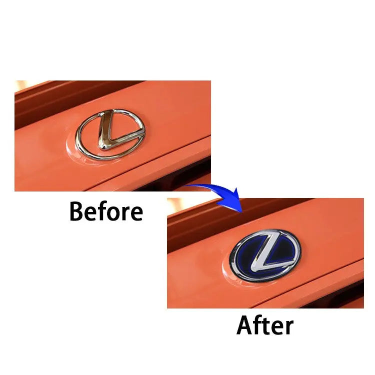 Lexus Front Grille Emblem Rear Center Badge Back Sticker Decal for Lexus IS300 - larahd