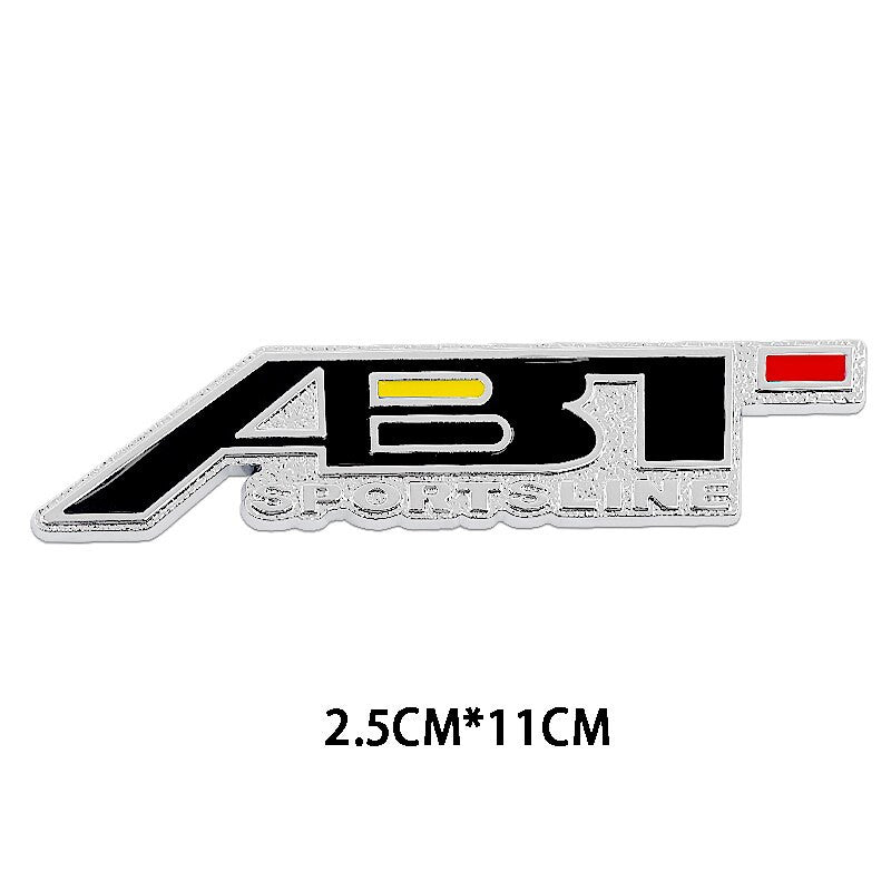 Metal ABT Badge 4Motion Emblem Decals Front Grille Stickers For Audi - larahd