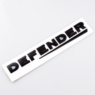 1X ABS Lettering Badge Emblem 90 110 Tailgate Sticker Defender Trunk Decal Land Rover