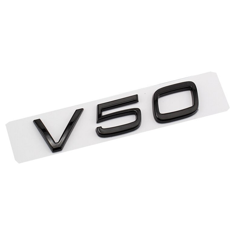 Glossy Black Emblem Sticker For Volvo XC90 XC60 XC40 D2 D5 S80 S90 S60 S40 V40 V60 - larahd