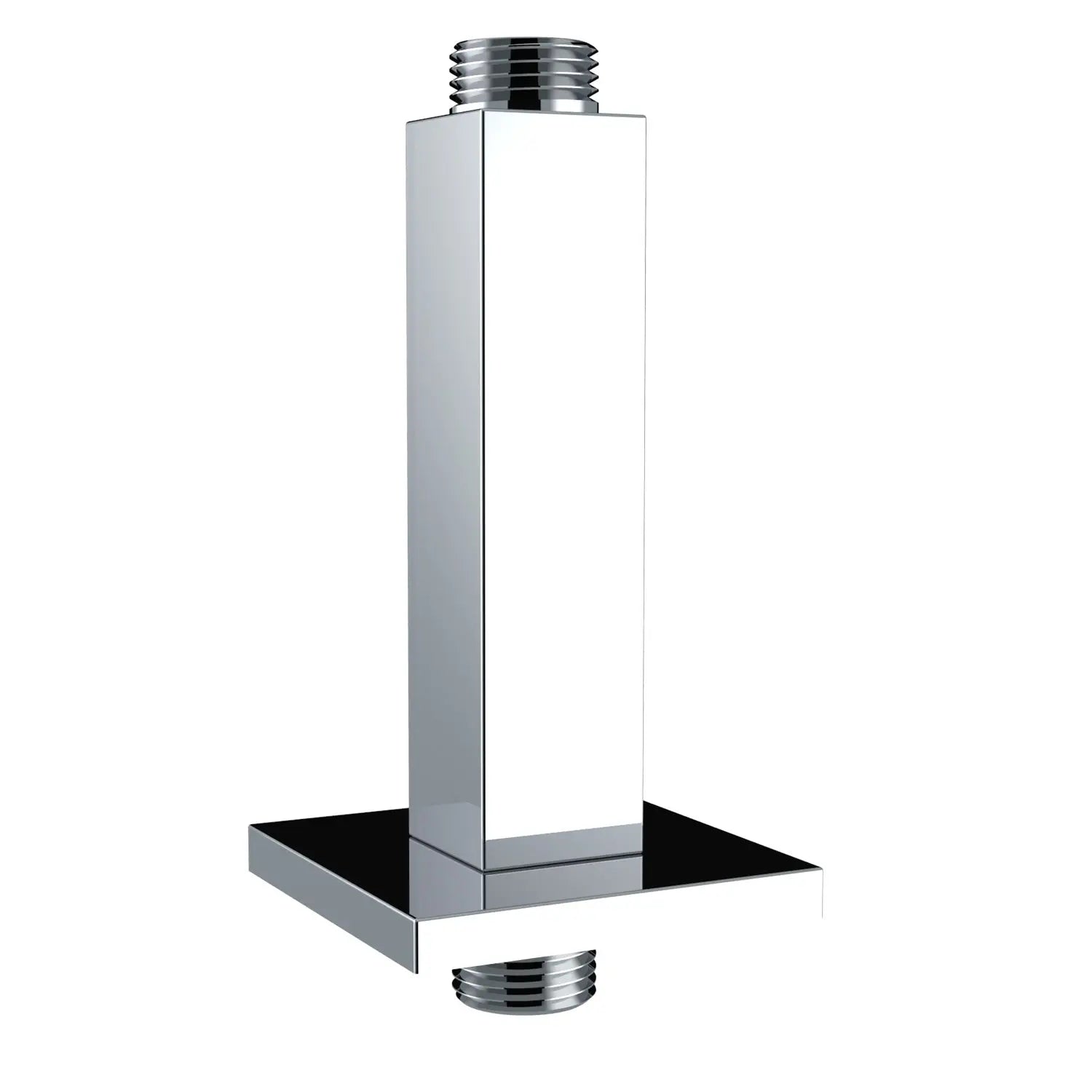 Metal Square Shower Arm in Chrome - larahd