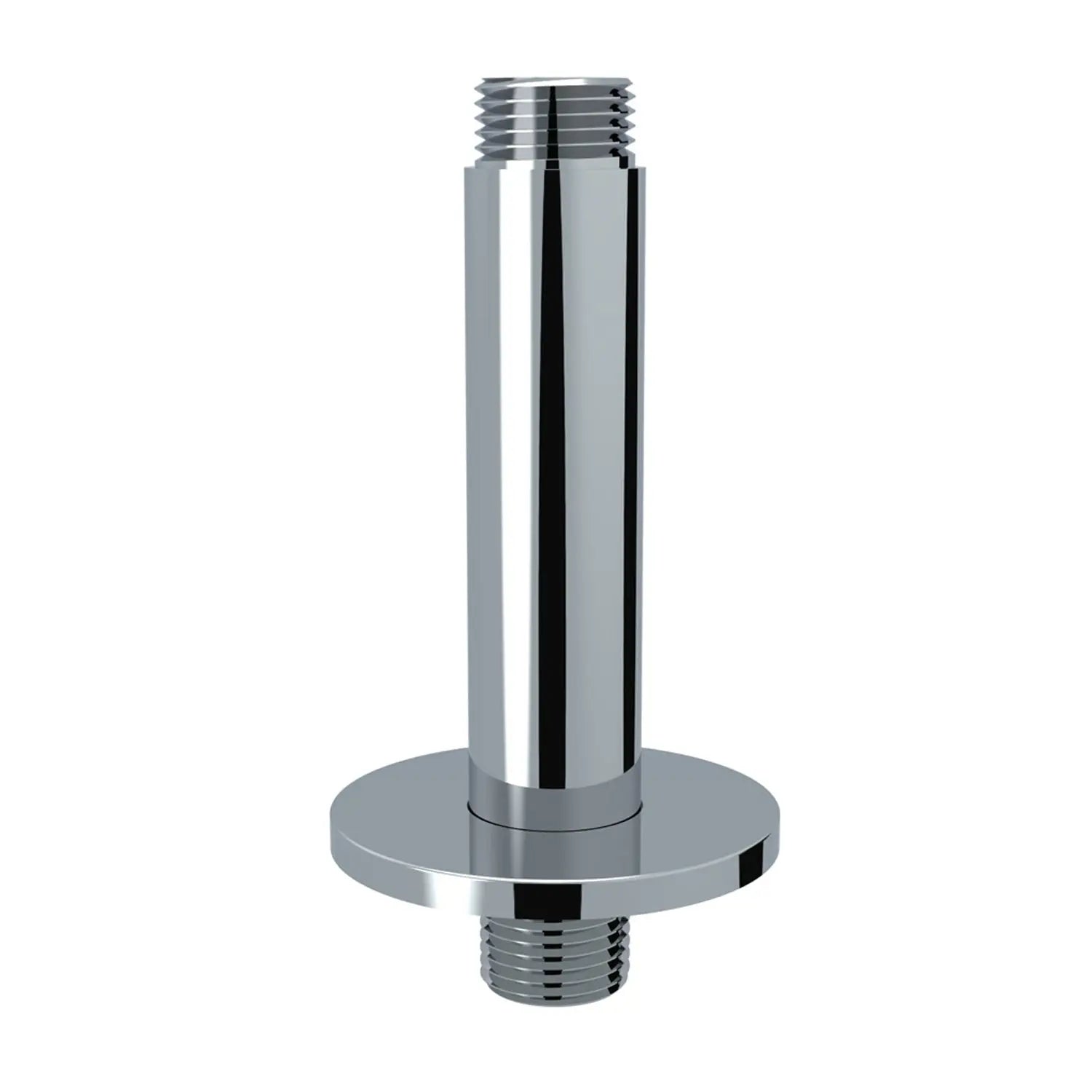 Metal Round Shower Arm in Chrome - larahd