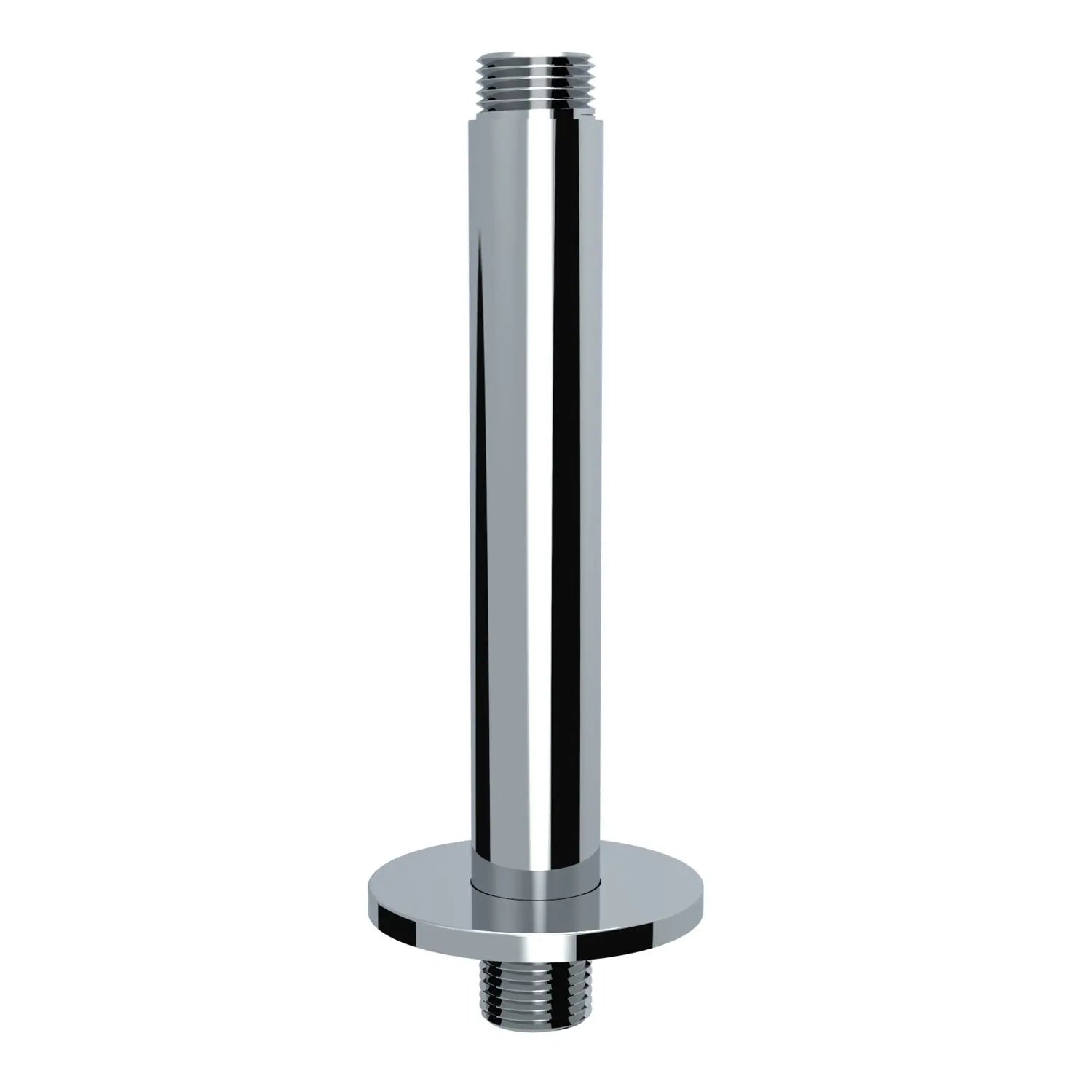 Metal Round Shower Arm in Chrome - larahd