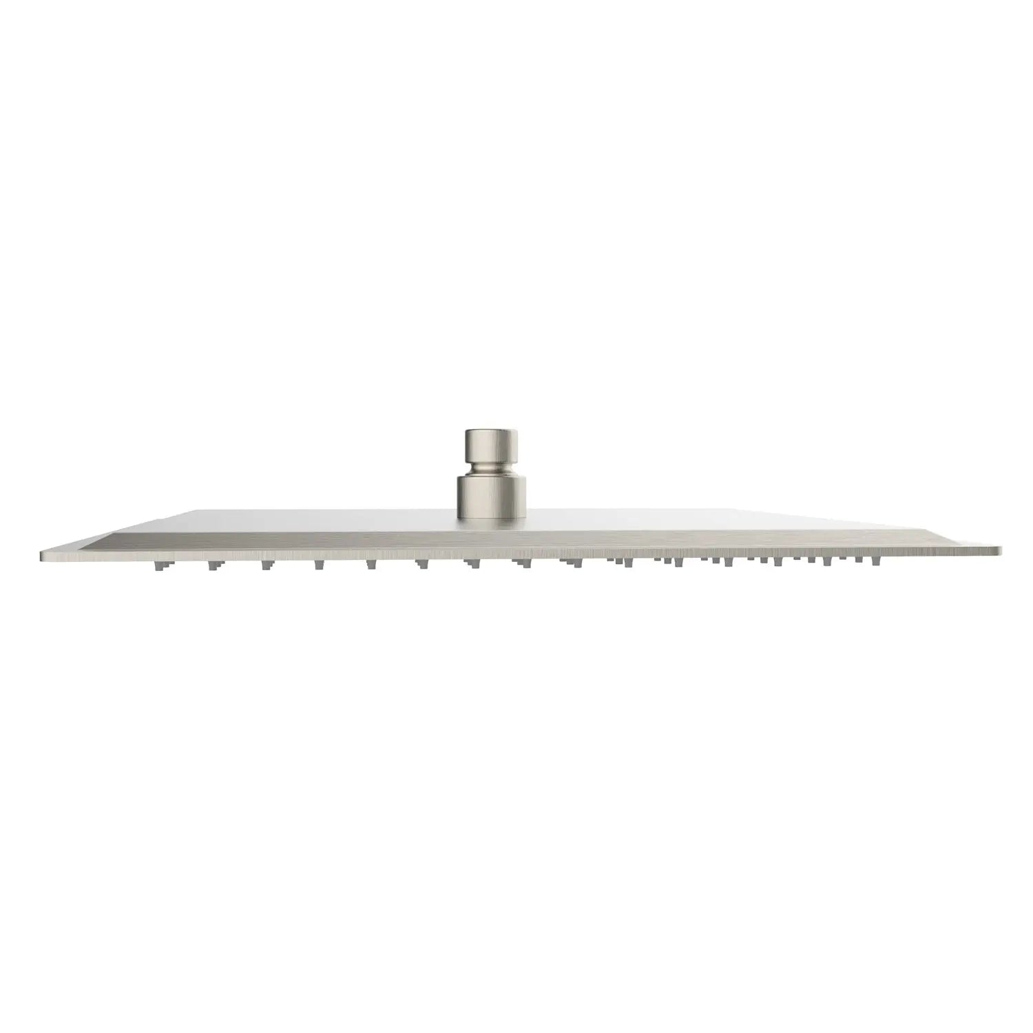 Metal Square Shower Head in brushed nickel - larahd