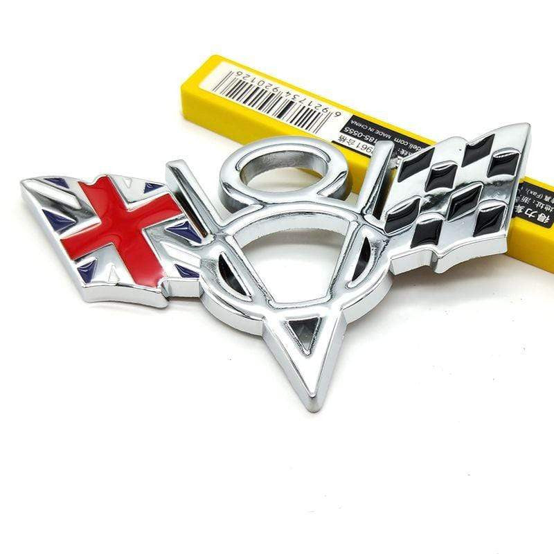 3D Metal V8 USA Germany UK Flag Car Sticker Emblem Badge for Chevrolet Lacetti Aveo Cobalt Cruze Malibu Trax Camaro Car Styling