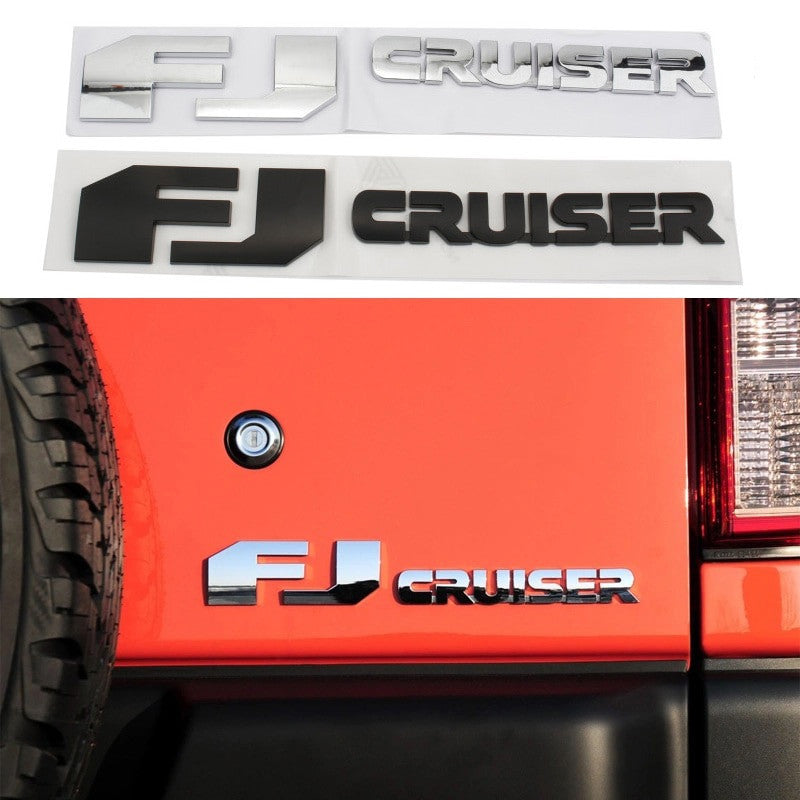 Toyota FJ cruiser Logo Emblem Car SUV High-performance Body Sticker - larahd