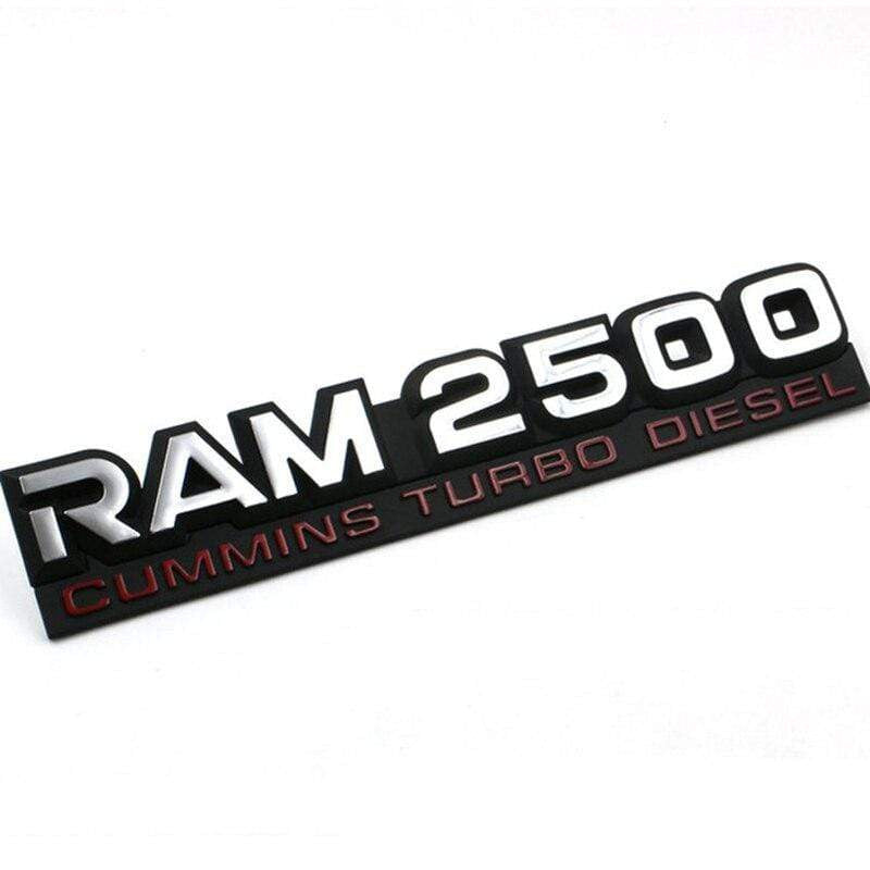 Car Styling Fender Emblem Side Sticker For Dodge RAM 1500 2500 3500 Cummins Logo Challenger Caliber Charger Jcuv Durango Nitro