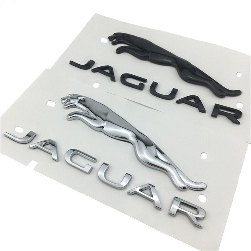 JAGUAR BOOT BADGE Rear Trunk Emblem Suitable for Jaguar XF XJ X350 S-Type X260 - larahd