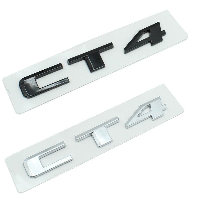 Back Trunk ABS Sticker For Cadillac CT4 CT5 CT6 ATS XT4 XT5 XT6 Badge Emblem - larahd