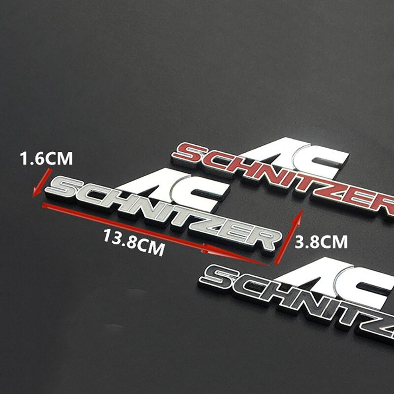 AC Schnitzer Metal Emblem Sticker Grille For BMW AC Schnitzer M 3 5 6 Z E E46 E39 E36 E34 - larahd