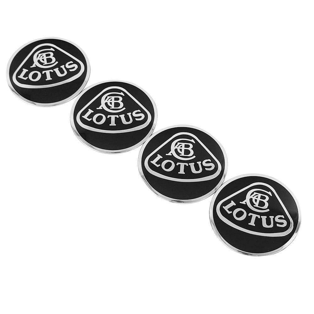 4pcs 56.5mm Lotus Logo Car Wheel Center Hub Cap Sticker Auto Tire Emblem Badge Decal