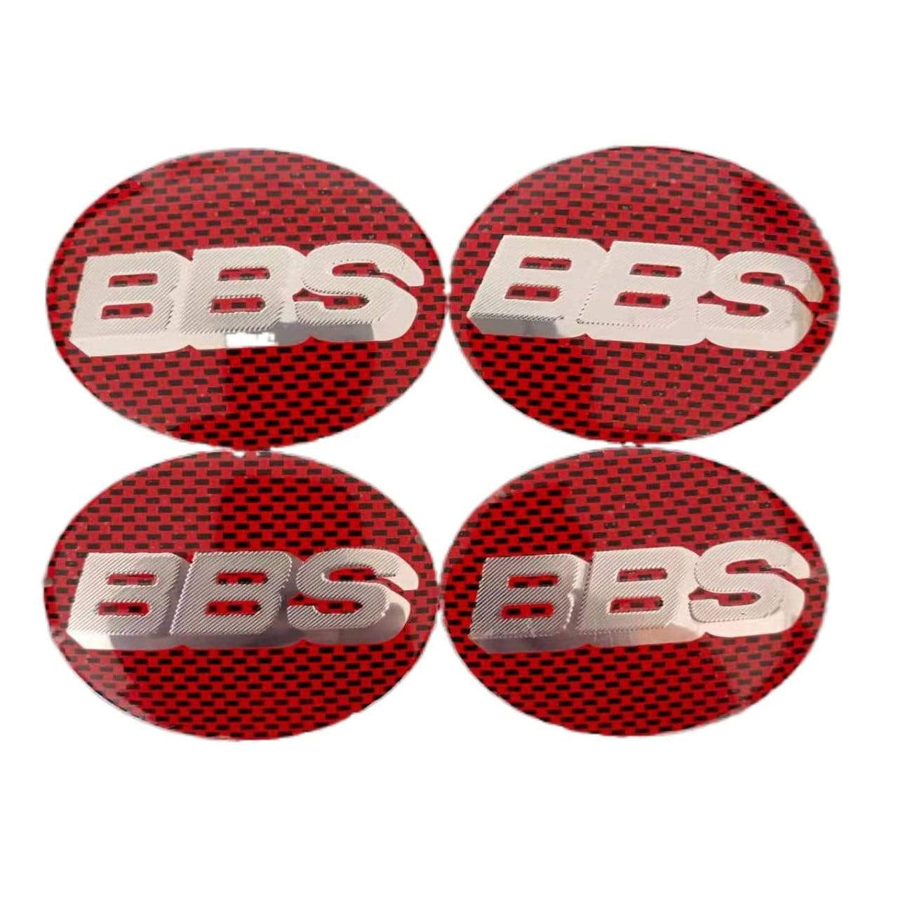 4PCS 56mm Hub Cap Car Rim Wheel Center Cover Emblem Wheel Center Hub Badge Sticker BBS Logo For Universal Car-Realmancar