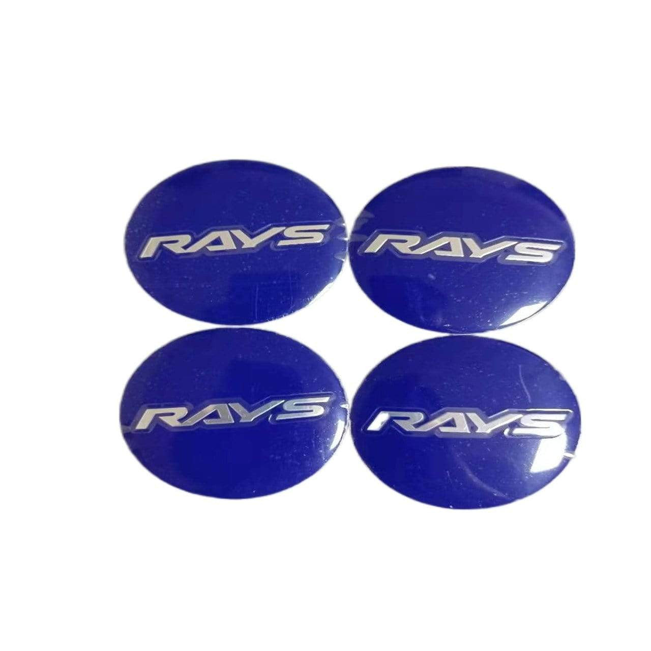 56mm 4PCS RAYS VOLK Racing Car Wheel Center Hub Cap Sticker Emblem Badge Decal