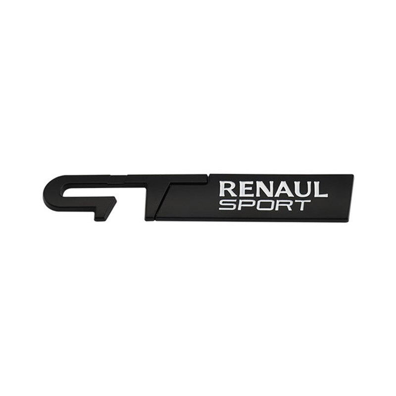 Metal GT Renaul Sport Badge rear Emblem tail sticker For Peugeot Kia