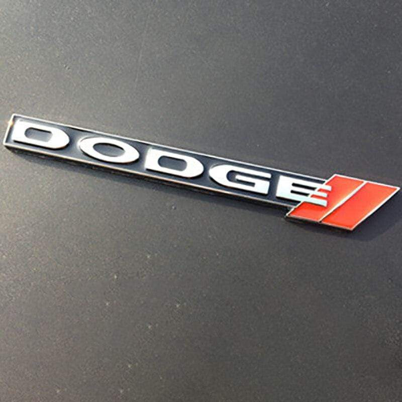 3D Metal Car Styling Front Grille Emblem Sticker for Dodge Charger Challenger Ram Viper Jcuv Caravan Durango SRT Auto Decoration