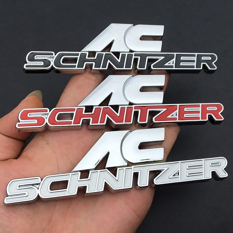 AC Schnitzer Metal Emblem Sticker Grille For BMW AC Schnitzer M 3 5 6 Z E E46 E39 E36 E34 - larahd