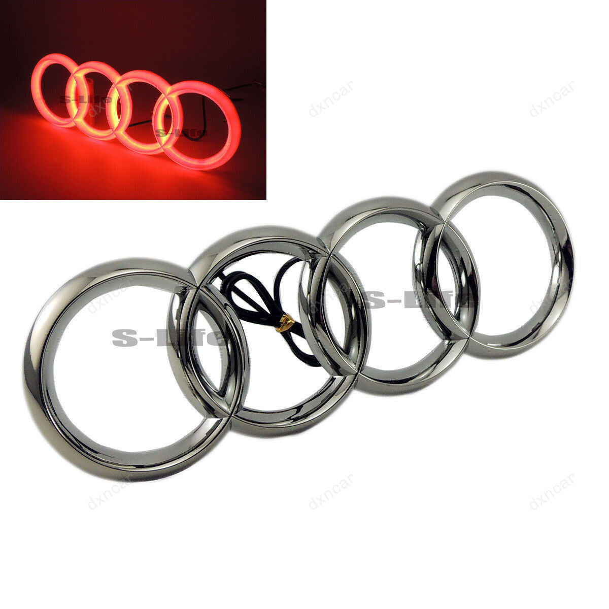 Front Led Grille BlLED Logo Emblem Light Bulb For Audi A1 A3 A4 A5 RS3