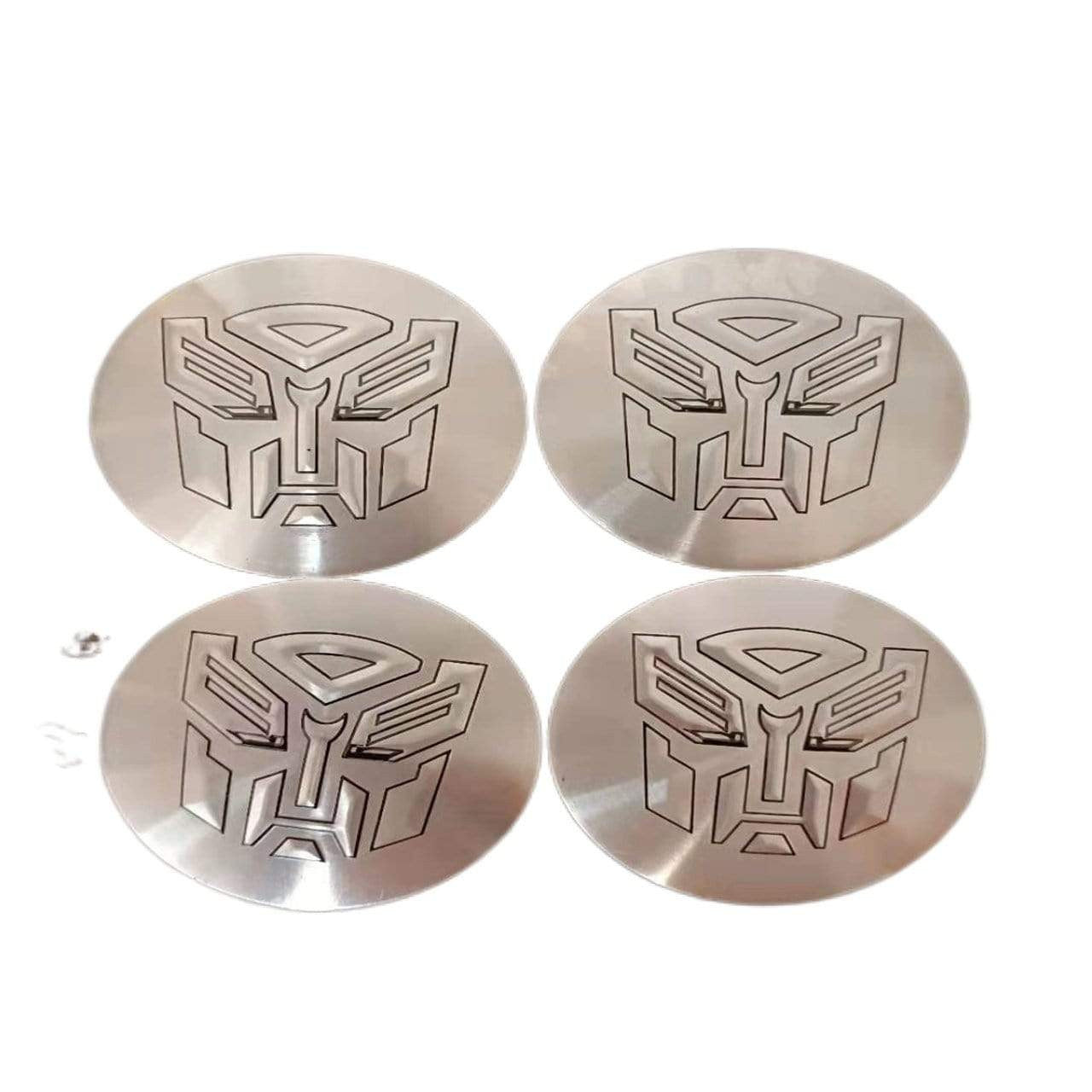 4pcs 56mm Transformers Autobots Decepticons Car Wheel Center Stickers Wheel Center Hub Caps Badge Emblem Decal