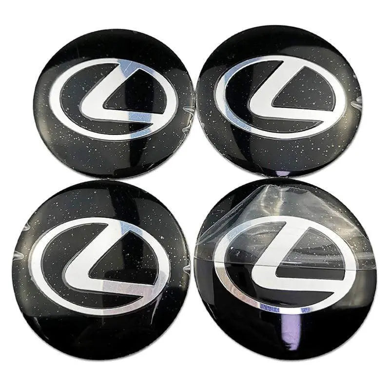 4PCS 56mm Lexus Car Wheel Center Hub Cap Sticker Auto Tire Emblem Badge Decal - larahd