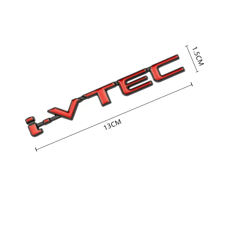 3D Metal VTEC i-VTEC CIVIC Sticker Emblem Badge Decals for Honda City Civic Accord