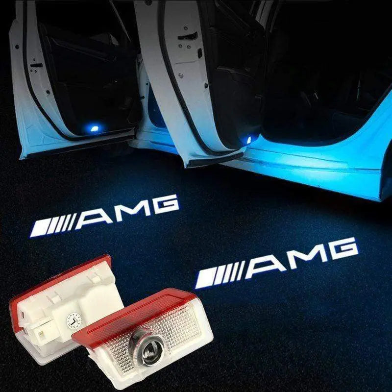 2X Mercedes Shadow Light Logo Door Courtesy LED Projector Ghost Laser for Mercedes-Benz