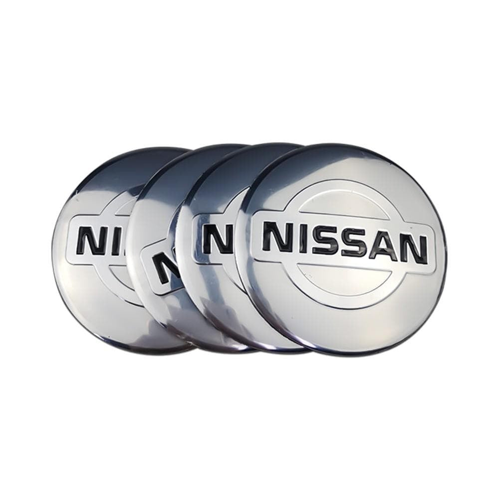 56mm 4PCS Nissan Nismo GTR X-Trail Qashqai tiida Altima sentra Car Wheel Center Hub Cap Sticker  Emblem Badge Decal