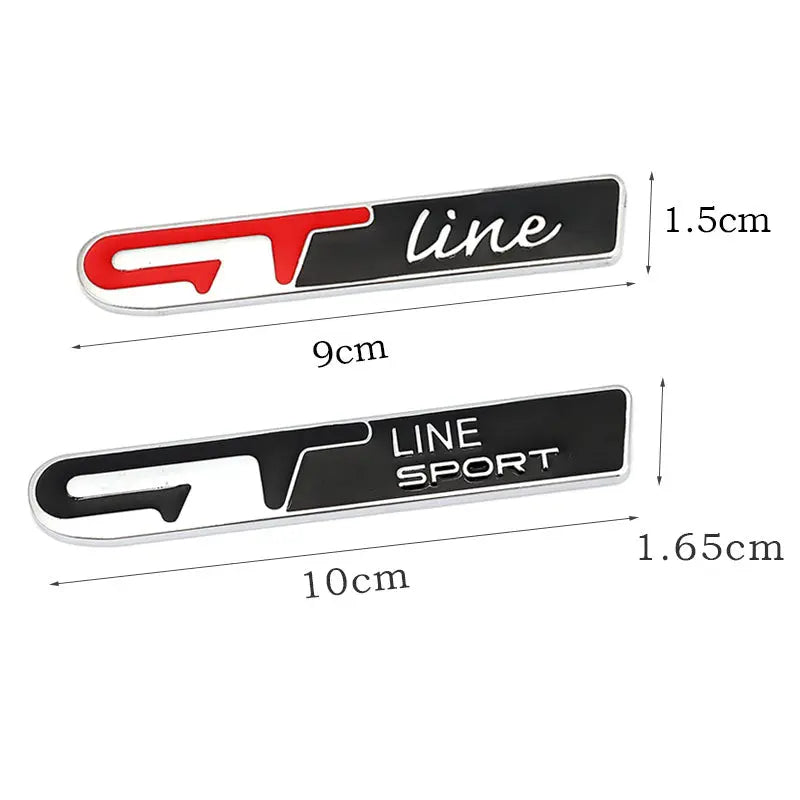 GT line Sport stickers for KIA Peugeot Renault Clio Grandtour Megane Forte Optima - larahd