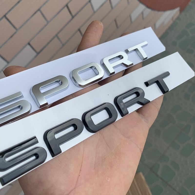 SPORT Emblem for Land Range Rover SV Autobiography Discovery HSE Luxury SCV6 SDV6 SDV8 Si4 Bar Badge Car Styling Trunk Sticker - larahd