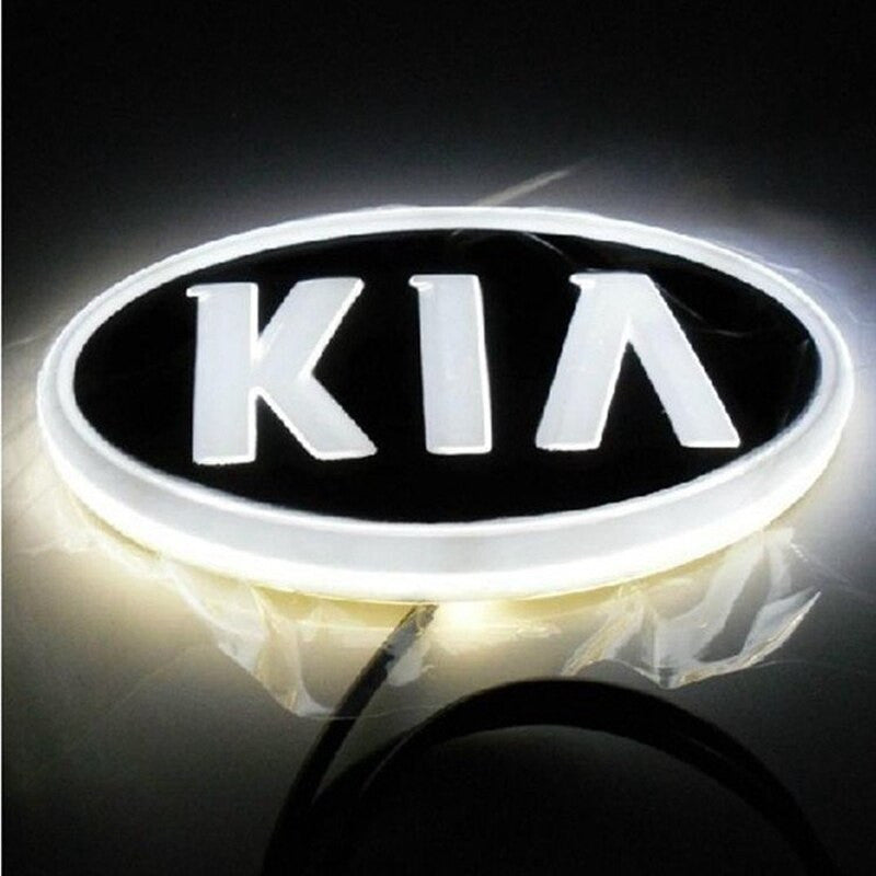 5D LED KIA Emblem Glowing Light Badge for Kia K5 Forte Soul Sorento Cerato