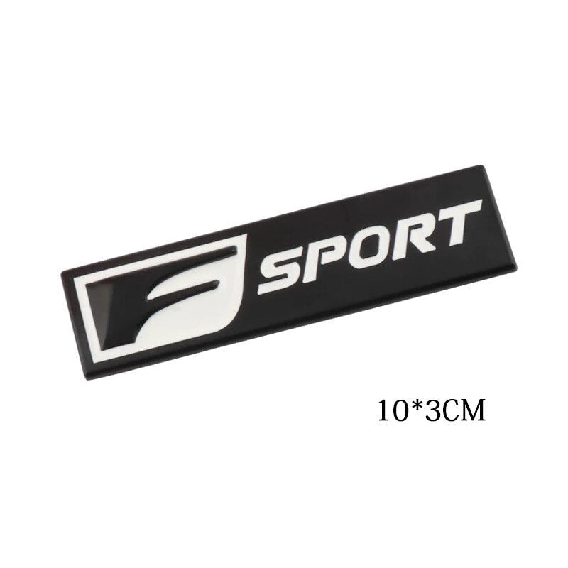 F-Sport Emblem Metal Logo Badge Side Fender Marker Trunk Lid for Lexus