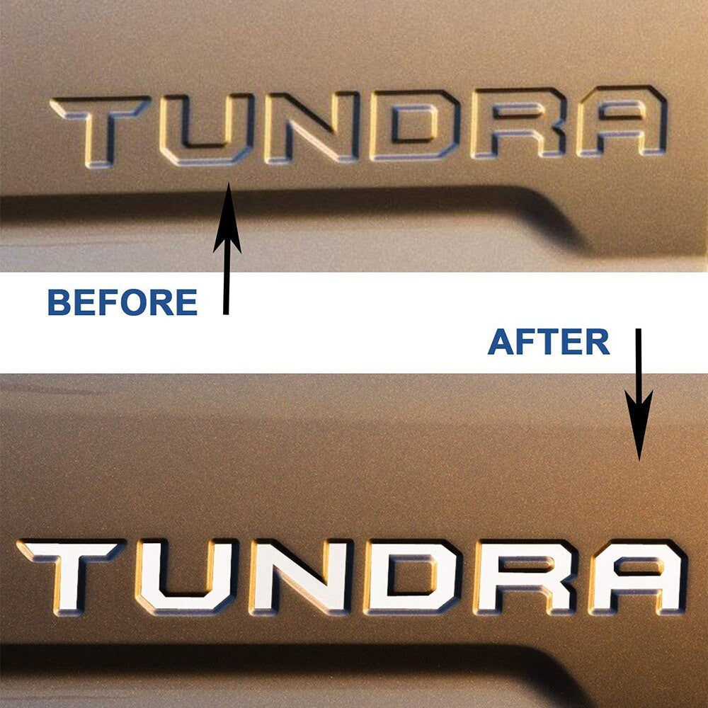 TUNDRA Rear Trunk Emblem Badge Sticker Sticker For Toyota Tundra 2014-2020 Toyota Tailgate