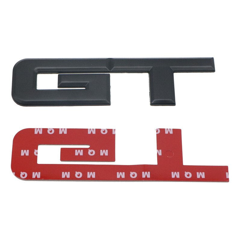 Ford Mustang Metal GT Sticker emblem decal Tailgate Font Letters